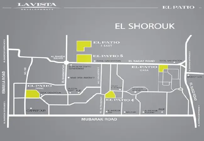 كمبوند El Patio Prime El Shorouk