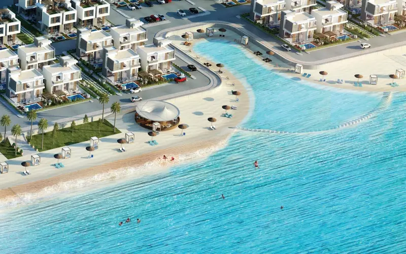 مساحة وتصميم قرية نايا باى الساحل Naia Bay